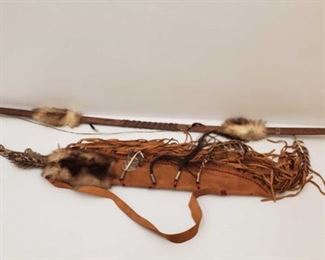 1052: Bow and Arrows
Bow measures approx 56" Arrows measure approx 31"