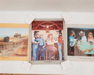 1091: 3 Prints By Boots
Includes "Surprise Attack", "I'll Filp Ya' For The One With Teeth!" and "When A Pair Beats A Full House" Measures approx 16"x20" to 20"x16"