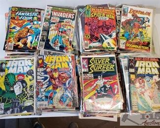 #4612 • Comic Books Batman, Spiderman, Avengers, Iron Man Marvel Universe , G.I Joe and MORE!