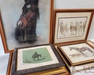 #4621 • 8 Framed Artwork