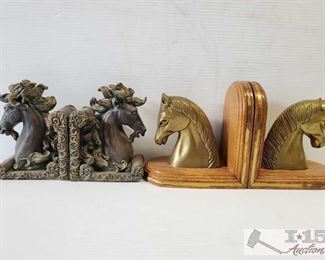 #4622 • 2 Set of Horse Book Ends