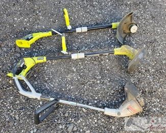#7806 • 2 Ryobi Weed Eaters and 1 Craftsman Weed Eater