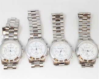 1128: 4 Michael Kors Watches
Measures approx 45mm