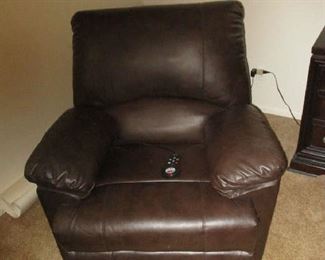 Massage, recliner chair, leather