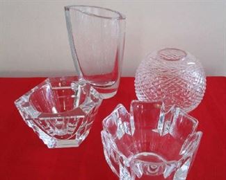 Orrefors glass bowls 