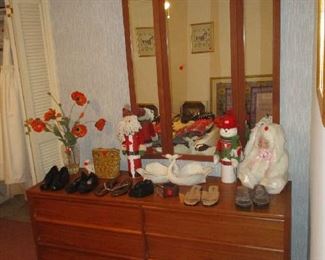 Dresser and household items