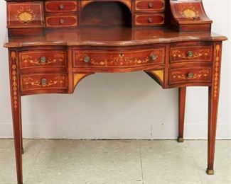 Inlaid Mahogany Writing Desk