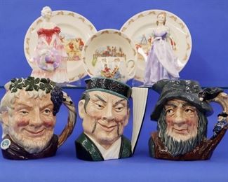 Royal Doulton figurines and character mugs