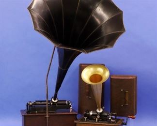 Edison cylinder phonographs