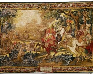Large printed tapestry