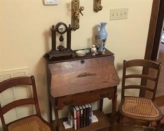 Neat drop front desk