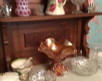 Carnival and cut glass