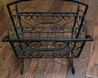 Metal Magazine Rack