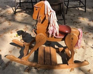 Children's Wooden Horse Rocker