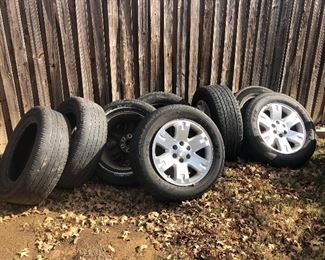 2008 GMC Sierra Rims with Tires