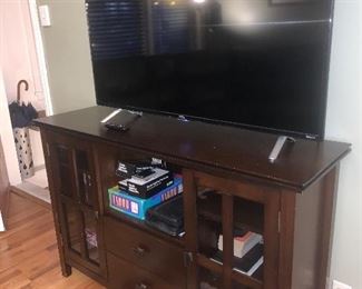 Buffet, TV stand ,sofa table.   Can be used for different rooms.  TV not for sale.