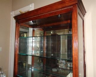 large curio cabinet