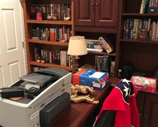 There are three (3) HP printers, one is a Photosmart printer. COMPUTER SOLD