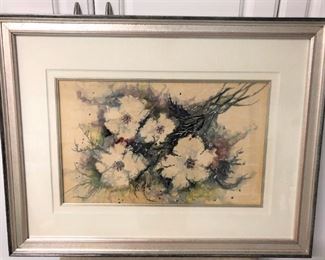 Susan Jordan Watercolor Flower Painting