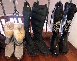 Boots - Northface and Juicy Couture