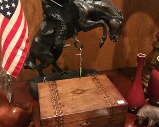 Frederic Remington Bronze, " Wooly Chaps"