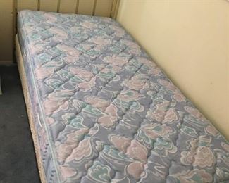 Twin Brass Bed - Twin Mattress Set