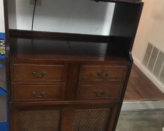 Antique Cabinet w/ Radio & Turntable
