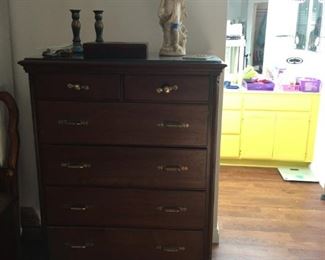 Tall Brown Dresser