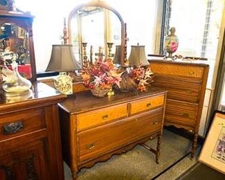 Antique Dresser and Decos