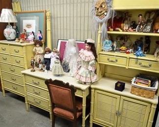 Fabulous Bedroom set and collectable dolls