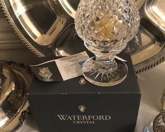 Waterford 2 piece candle holder