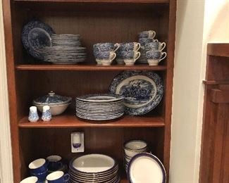 “ Liberty Blue “ Staffordshire Ironstone -England
Plus Mikasa  “Granada Blue”

