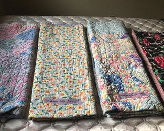 Vintage hand made quilts