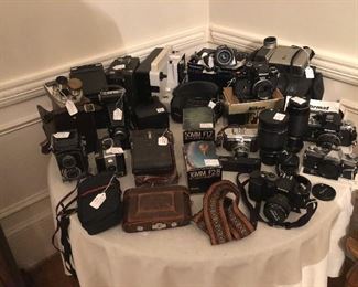 Antique to Vintage, to current cameras! 