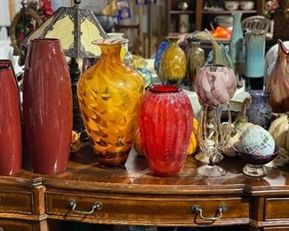 Art glass Vases