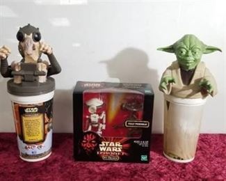 Star Wars Episode 1 Pit Droids (A) - MIB 1/6 12" Doll Phantom Menace Hasbro and Collectors Cups