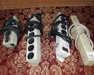 Lot of 4 Power Strips