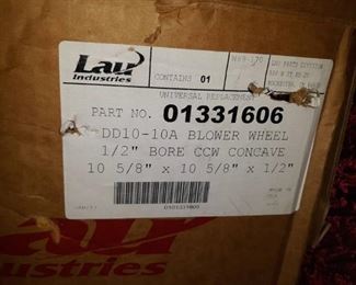 Universal Replacement DD10-10A Blower Wheel 1/2" Bore