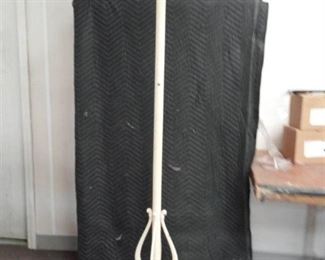 White Metal Coat Rack