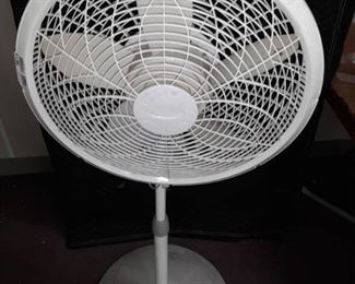 White Stand Fan