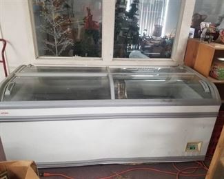 Double Sided Merchandising Chest Freezer WORKS