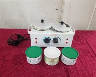 Wax Warmer w/ 3 Jars of Wax