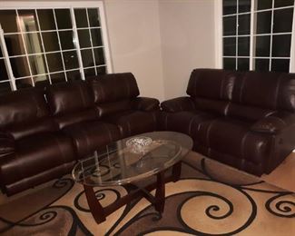 Couches, rug and coffee table have all been sold
