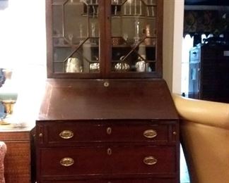 Antique English Oak Secretary