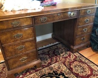 Burl Walnut Desk