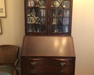 Mahogany Chippendale Style Secretary