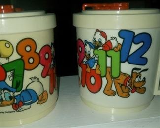 Vintage Disney Cups
