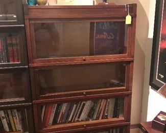 Unmarked mission style lawyer bookcase