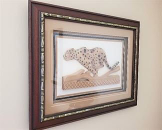 Boocoo Designs Cheetah Framed Picture