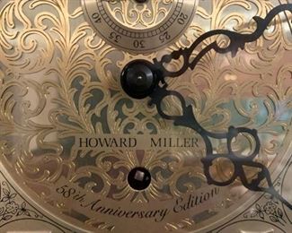 #14 Howard miller grandfather clock 58 anniversary edition 20x12x79 $500.00